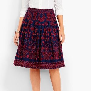 Talbots bandana print skirt, 16
